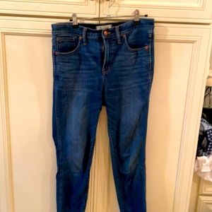 Madewell 10in Hi Rise Skinny Jeans 29 Tall